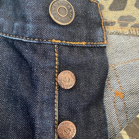 Armani Exchange mens Camo trim Jeans - Picture 7 of 8